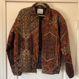 Urban Outfitters Rug-Pattern Jacket